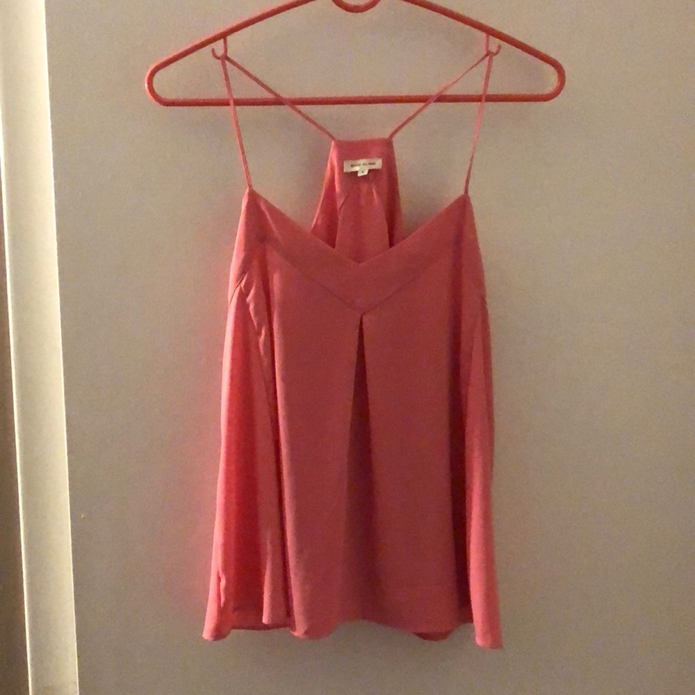 Float pink tank top